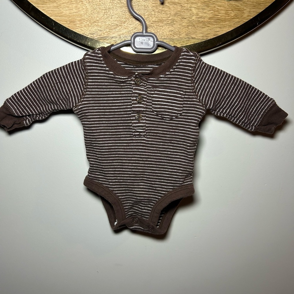 6 for $10 Brown Striped Kids One Piece